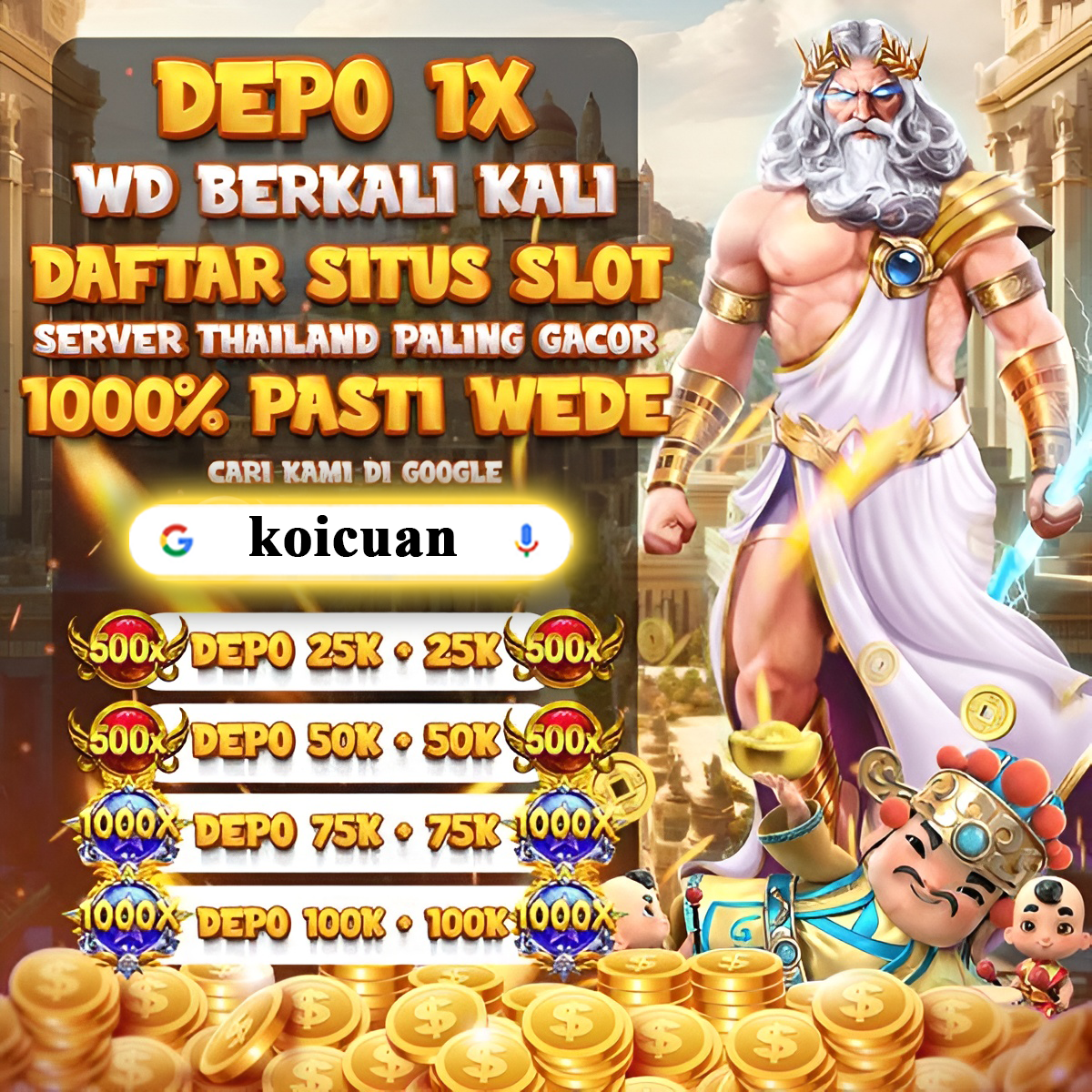 KOICUAN : Situs Slot Online Paling Gacor Mudah Maxwin Hari Ini
